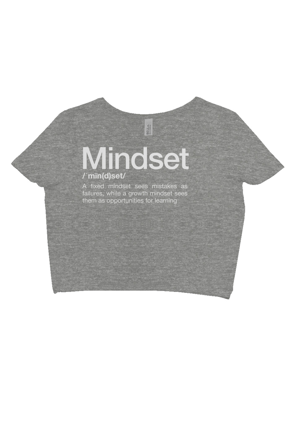 Mindset crop tee
