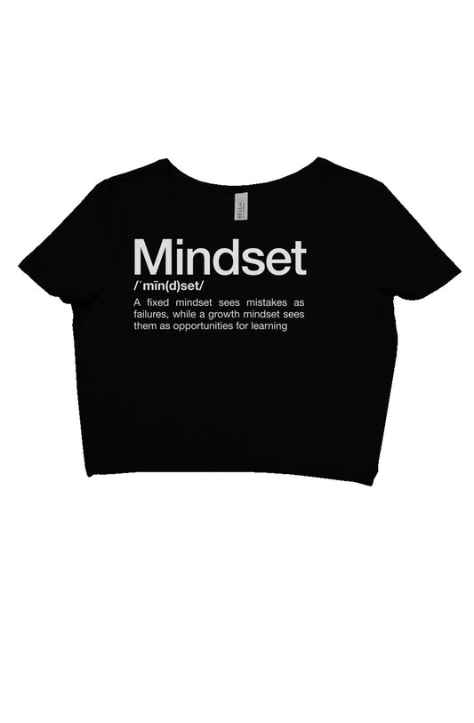 Mindset crop tee